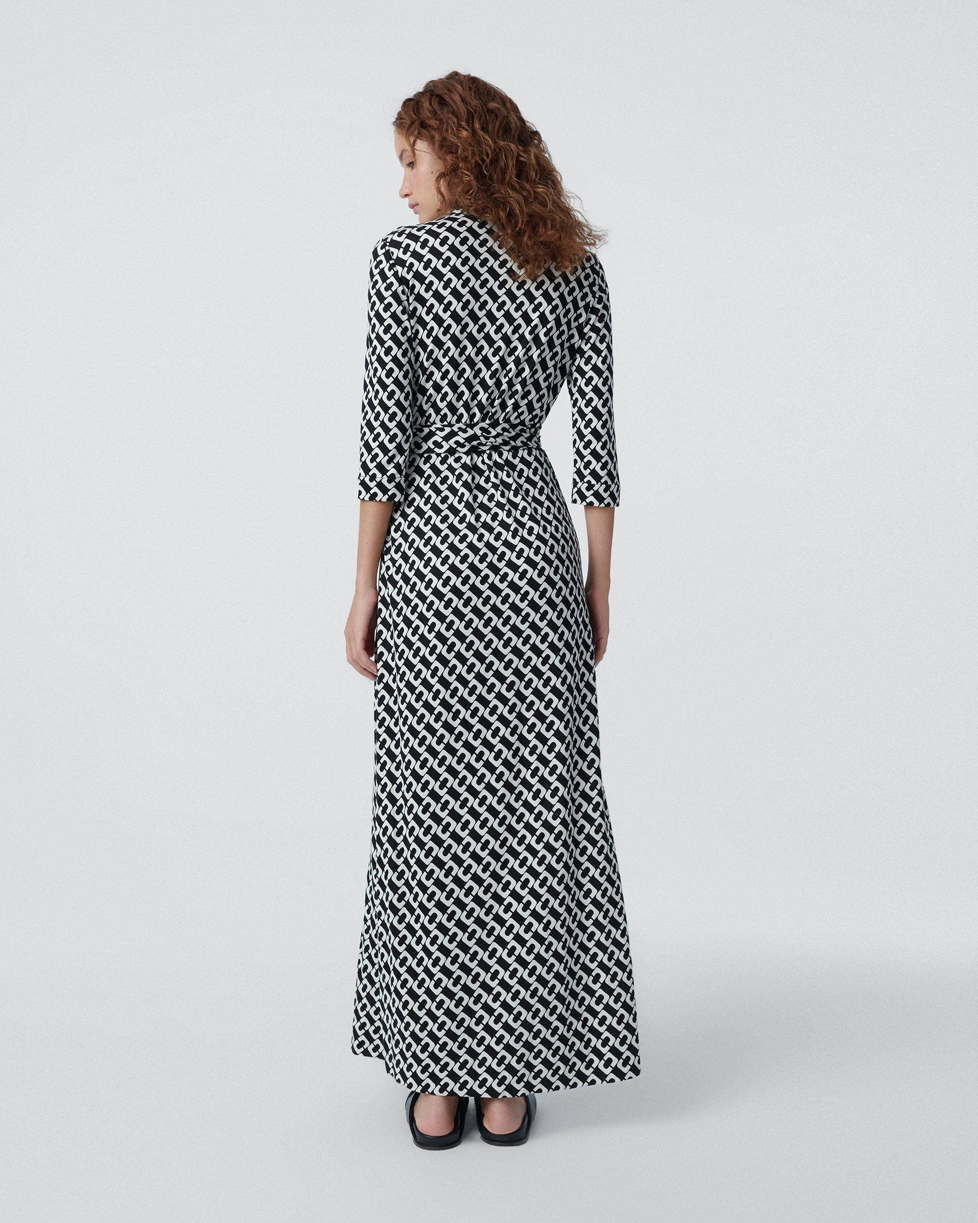 Abigail Silk-Jersey Maxi Wrap Dress ...